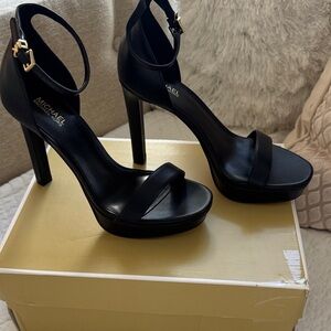 Michael Kors Elegant Black Platform Heels